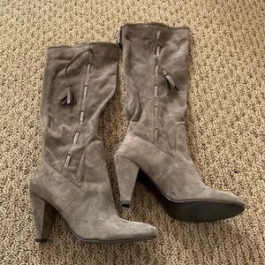 Suede Heeled Boots
